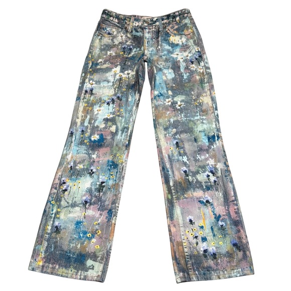 Free People Denim - Free People We The Free Tennessee Low-Rise Boyfriend Illusions Jeans Womens 26